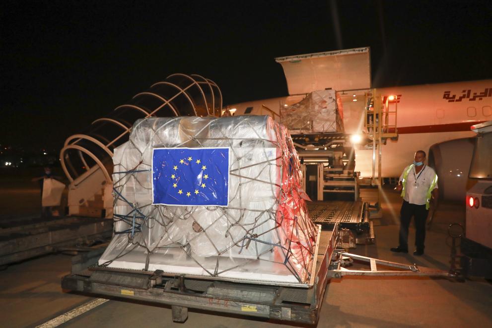 Lebanon: arrival of the second EU Humanitarian Air Bridge in Beirut	