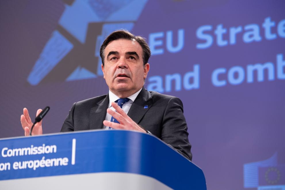 Read-out of the weekly meeting of the von der Leyen Commission by Margaritis Schinas, Vice-President of the European Commission, and Ylva Johansson, European Commissioner, on the EU Strategies to tackle Organised Crime and combat Trafficking in Human…