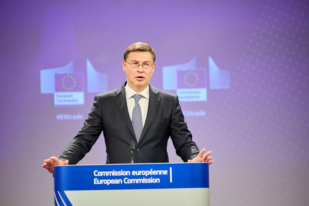 Press conference by Valdis Dombrovskis, Executive Vice-President of the European Commission, on the review of the EU’s generalised scheme of trade preferences (GSP)