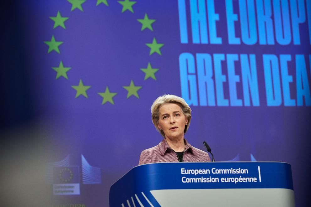 Press conference by Ursula von der Leyen, President of the European Commission, ahead of the G20 Summit and in the UN Climate Change Conference (COP26)