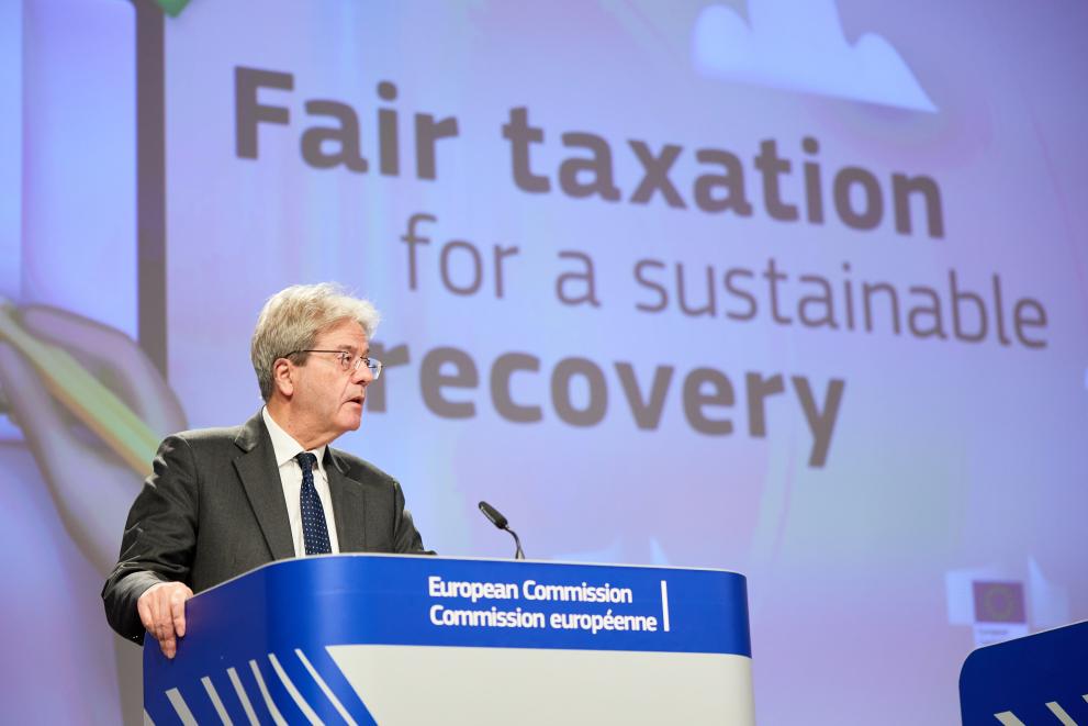 Read-out of the weekly meeting of the von der Leyen Commission by Paolo Gentiloni, European Commissioner, on a global minimum level of taxation and the misuse of shell entities