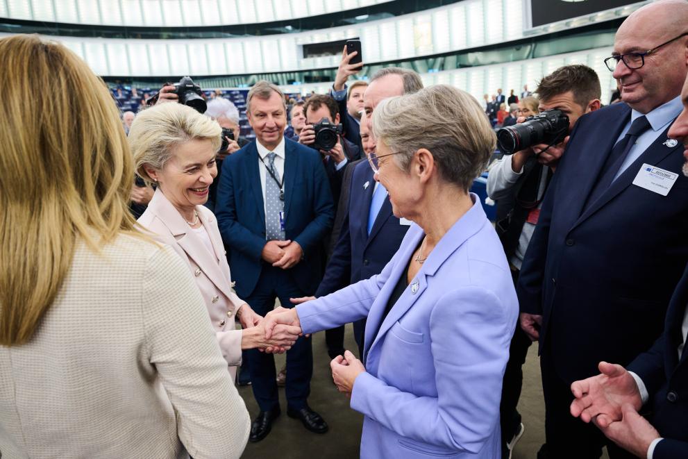 Participation of Ursula von der Leyen, President of the European Commission, in the ceremony for the 70th anniversary of the European Parliament