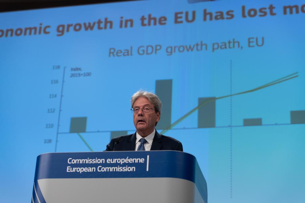 Press conference by Paolo Gentiloni, European Commissioner, on the Summer 2023  Interim Economic Forecast