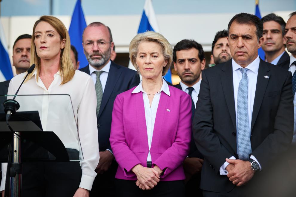 Participation of Ursula von der Leyen, President of the European Commission, and some other members of the College, to a commemoration and Solemn Moment in Solidarity with the victims of the Terror Attacks in Israel