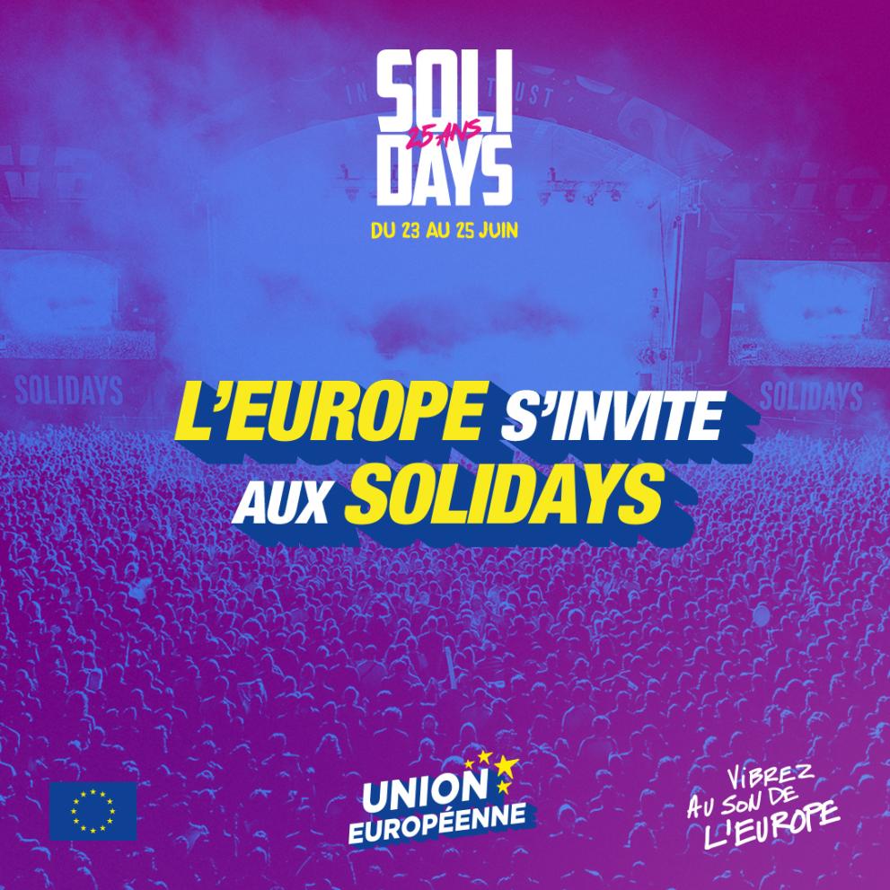 L'Europe s'invite aux Solidays 2023