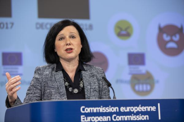 Statement of Věra Jourová, Member of the EC, on the 4th monitoring of the Code of Conduct on countering illegal hate speech online