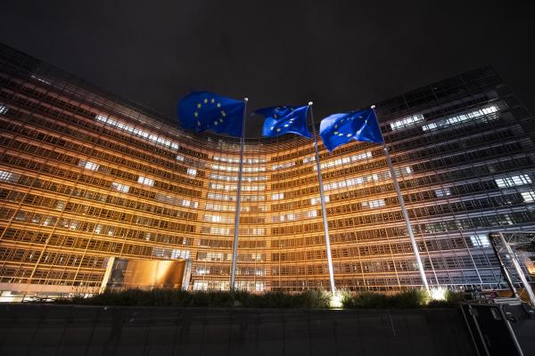 Berlaymont building illuminated in orange for the UN's 'UNiTE to End Violence against Women' Campaign	