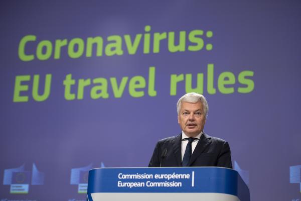 Press Conference by Didier Reynders, European Commissioner, on freemovement in the EU during the pandemic