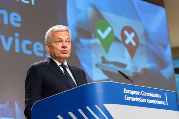Press conference by Didier Reynders, European Commissioner, on stronger consumer rules on onlinefinancial services